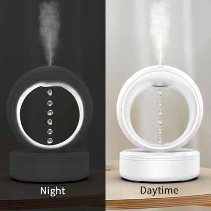 Anti-Gravity Humidifier with Levitating Water Drops – Quiet Cool Mist Aroma Diffuser