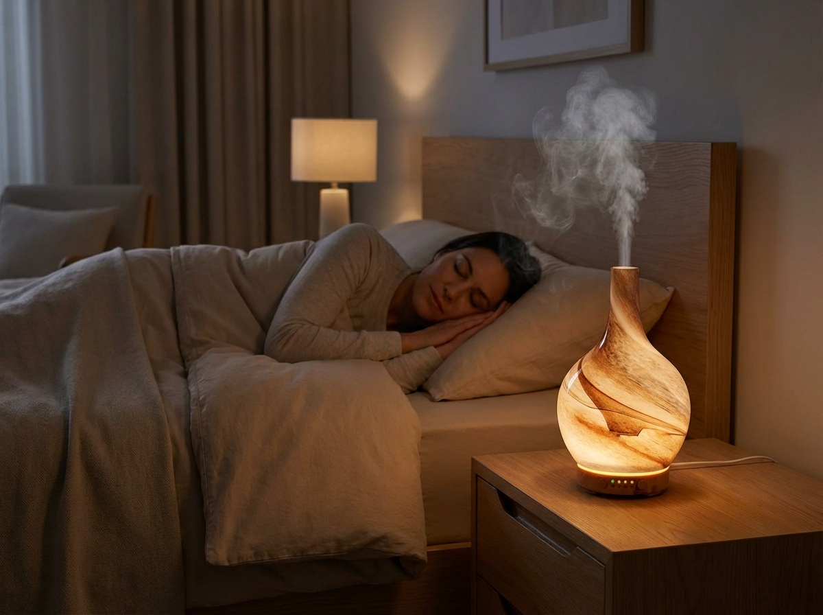 Glass Essential Oil Diffuser & Ultrasonic Cool Mist Humidifier