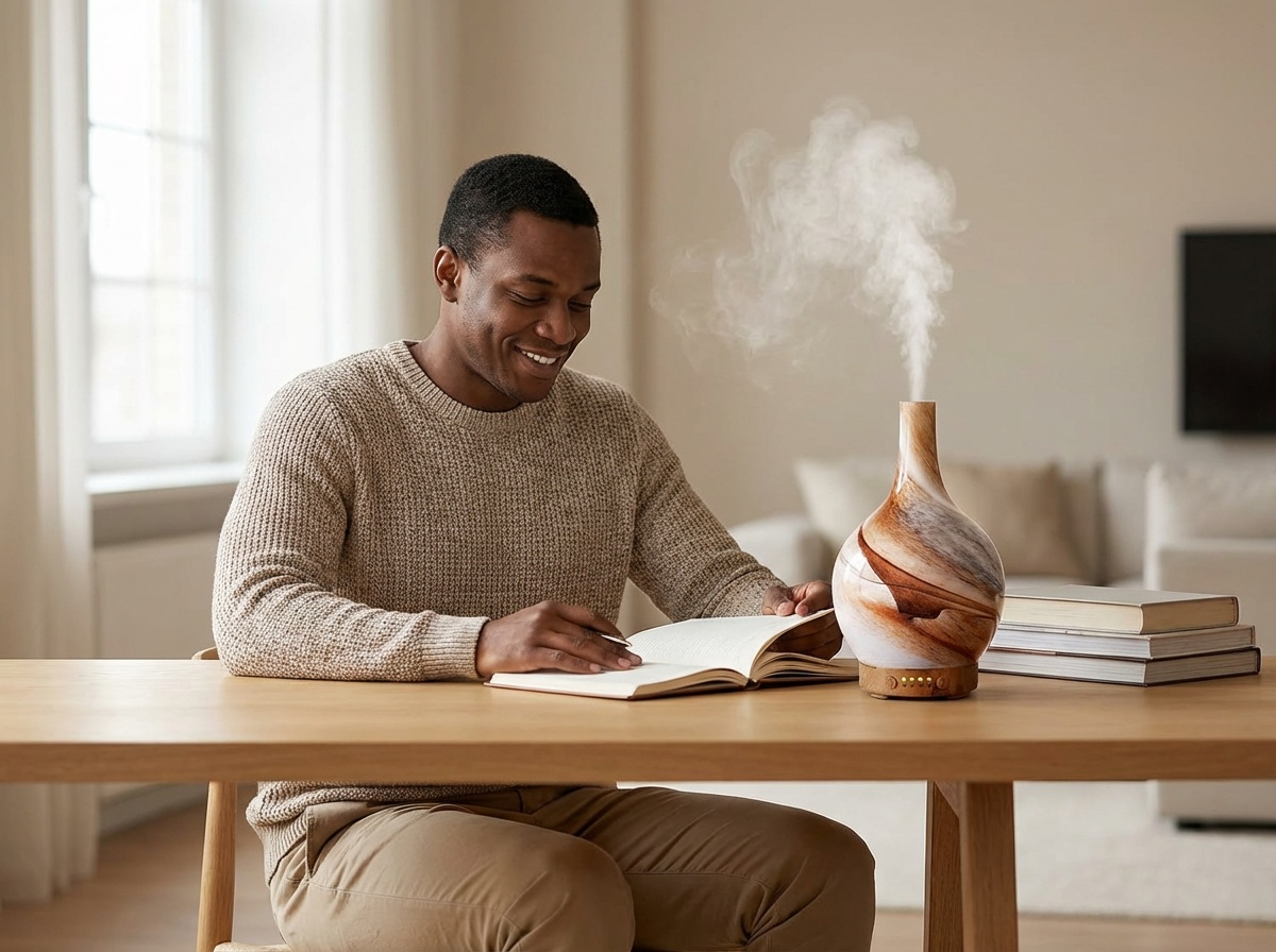 Glass Essential Oil Diffuser & Ultrasonic Cool Mist Humidifier