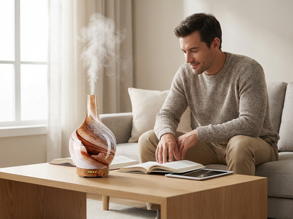 Glass Essential Oil Diffuser & Ultrasonic Cool Mist Humidifier