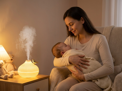 Bird Mist Humidifier with Night Light