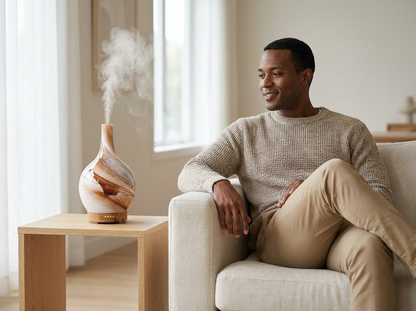 Glass Essential Oil Diffuser & Ultrasonic Cool Mist Humidifier