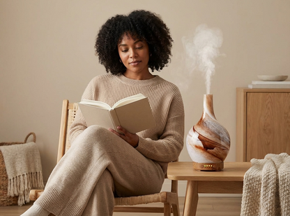 Glass Essential Oil Diffuser & Ultrasonic Cool Mist Humidifier